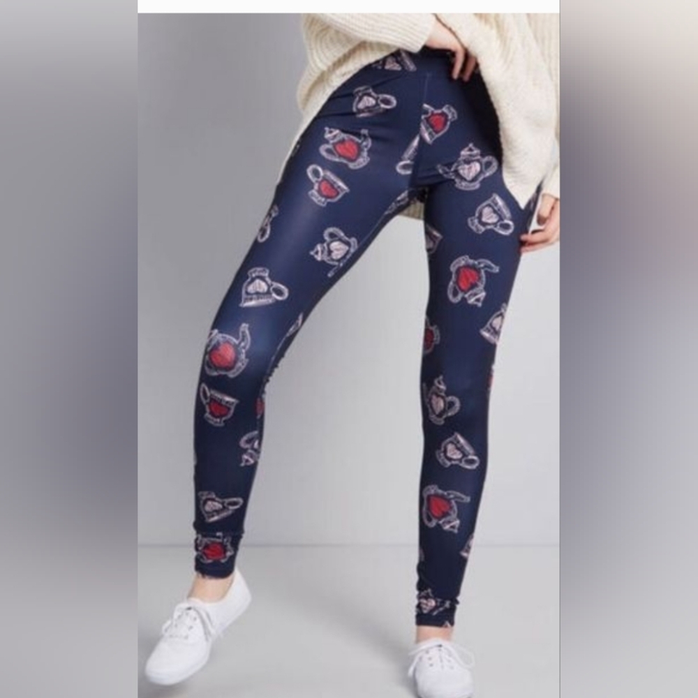 Tipsy Elves Women's Novelty Teacup Leggings Size Medium NWT